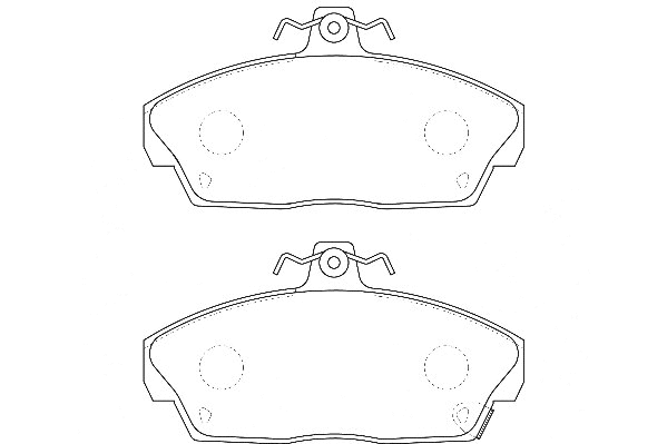 Kit de plaquettes de frein, frein à disque Omnicraft 2134922