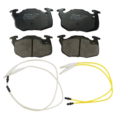 Kit de plaquettes de frein, frein à disque DENCKERMANN B110940