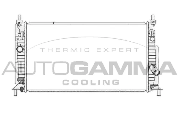 Radiateur, refroidissement du moteur AUTOGAMMA 105754