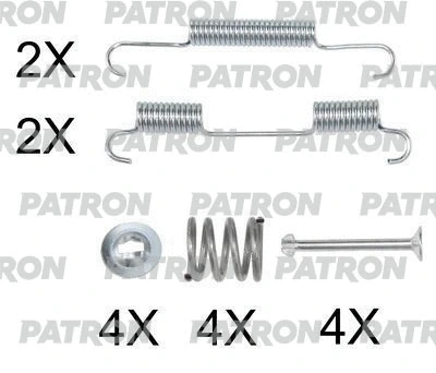 Kit d'accessoires, mâchoires de frein de stationnement PATRON PSRK0239