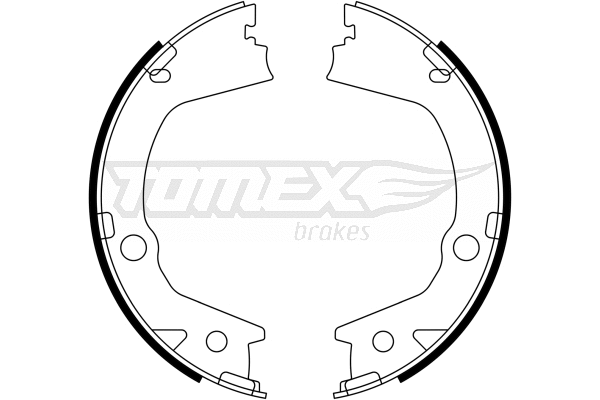 Jeu de mâchoires de frein TOMEX Brakes TX 23-16