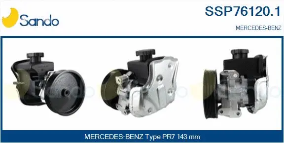 Pompe hydraulique, direction SANDO SSP76120.1