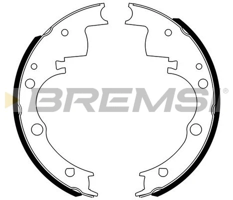 Jeu de mâchoires de frein BREMSI GF0212
