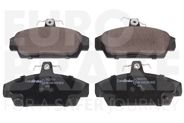 Kit de plaquettes de frein, frein à disque EUROBRAKE 5502221211