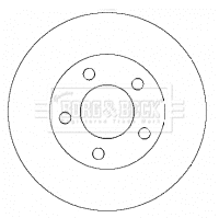 Disque de frein BORG & BECK BBD4430