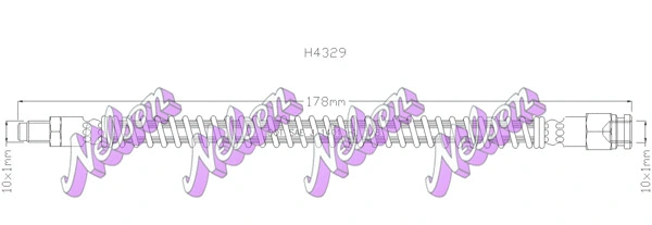Flexible de frein KAWE H4329