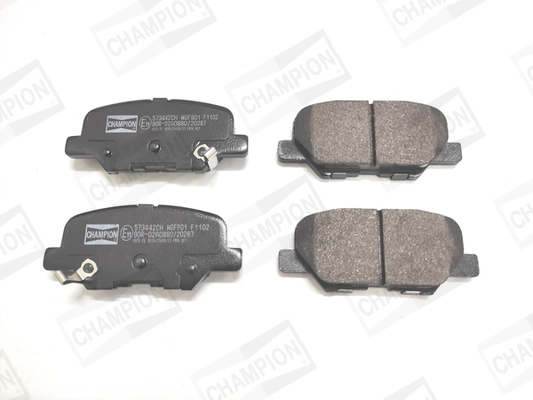 Kit de plaquettes de frein, frein à disque CHAMPION 573442CH