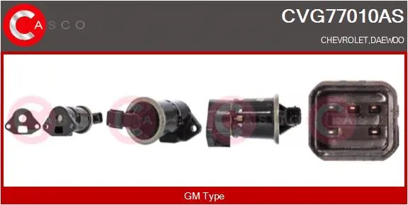Vanne EGR CASCO CVG77010AS