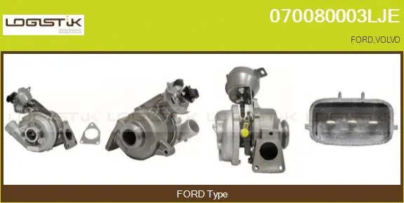 Turbocompresseur, suralimentation LGK 070080003LJE