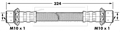 Flexible de frein BORG & BECK BBH7243