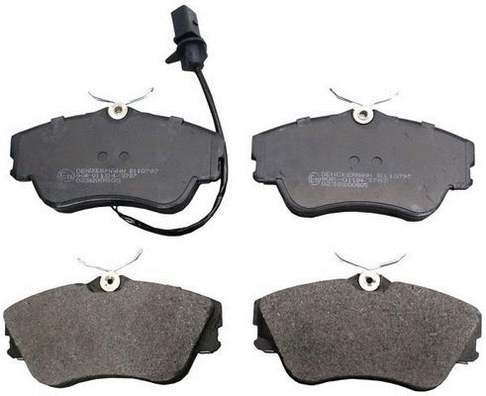 Kit de plaquettes de frein, frein à disque DENCKERMANN B110797