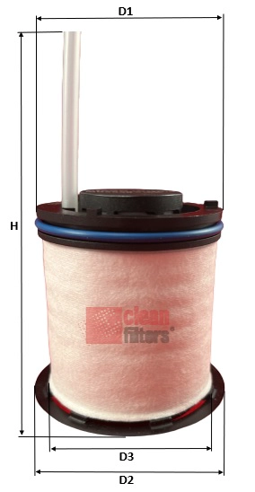 Filtre à carburant CLEAN FILTERS MG3638