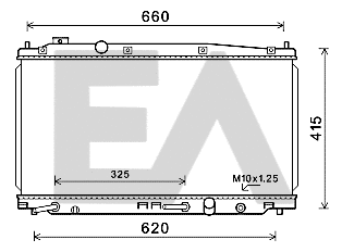 Radiateur, refroidissement du moteur EACLIMA 31R26087