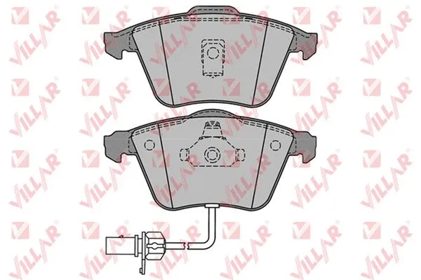 Kit de plaquettes de frein, frein à disque VILLAR 626.1230