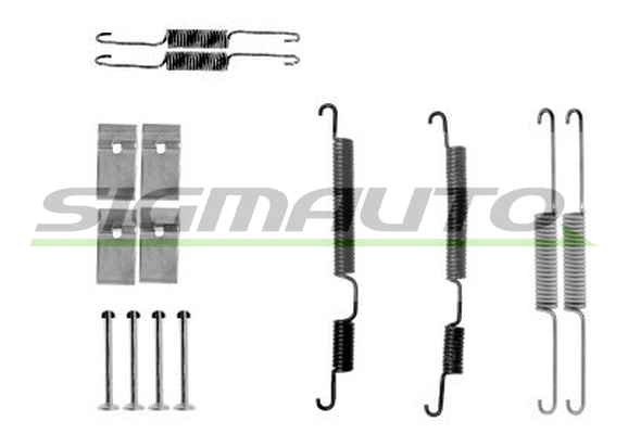 Kit d'accessoires, mâchoire de frein SIGMAUTO SK0035