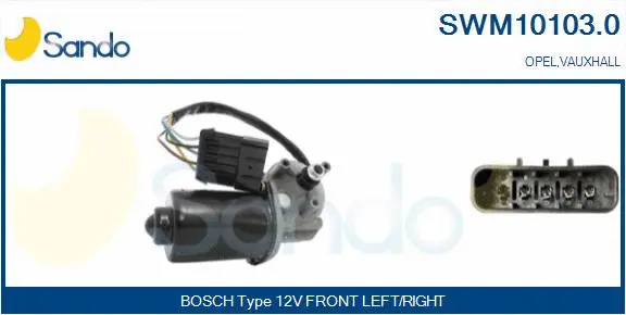 Moteur d'essuie-glace SANDO SWM10103.0
