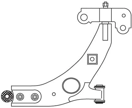 Bras de liaison, suspension de roue FRAP F3511