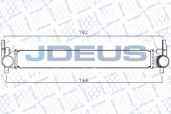Refroidisseur d'air de suralimentation JDEUS 825M25A