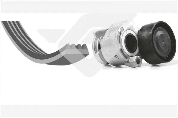 Jeu de courroies trapézoïdales à nervures HUTCHINSON KHV 160