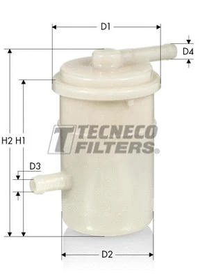 Filtre à carburant TECNECO FILTERS IN62