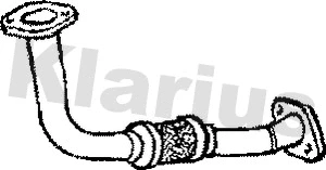 Tuyau d'échappement KLARIUS 301362
