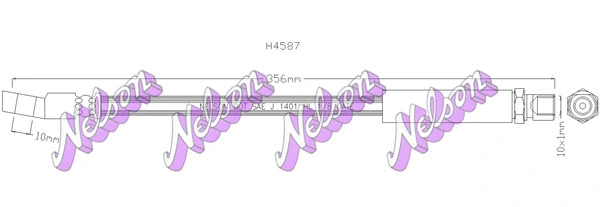 Flexible de frein KAWE H4587