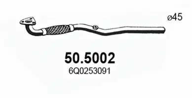 Tuyau d'échappement ASSO 50.5002