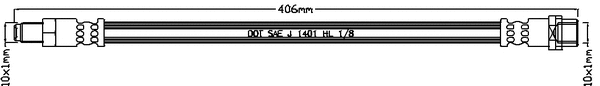Flexible de frein JURATEK JBH1272