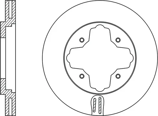 Disque de frein FIT FR0140V