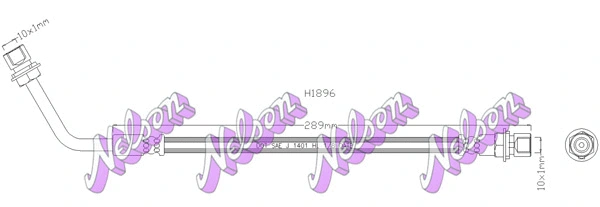 Flexible de frein KAWE H1896