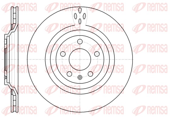 Disque de frein REMSA 61309.10