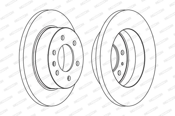Disque de frein FERODO FCR311A