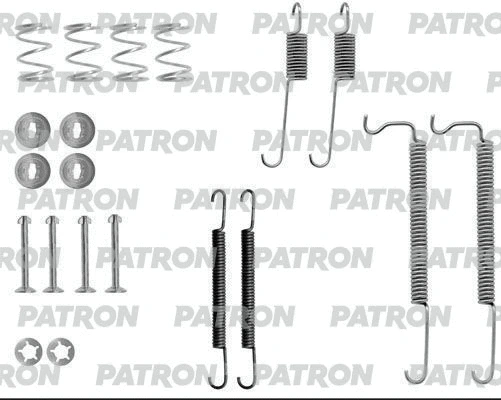 Kit d'accessoires, mâchoire de frein PATRON PSRK0068