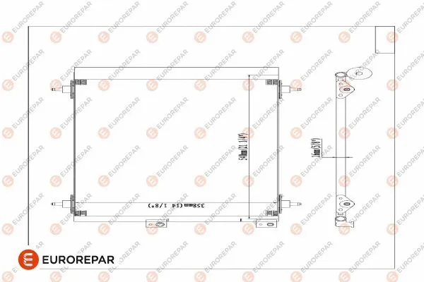 Condenseur, climatisation EUROREPAR E163366