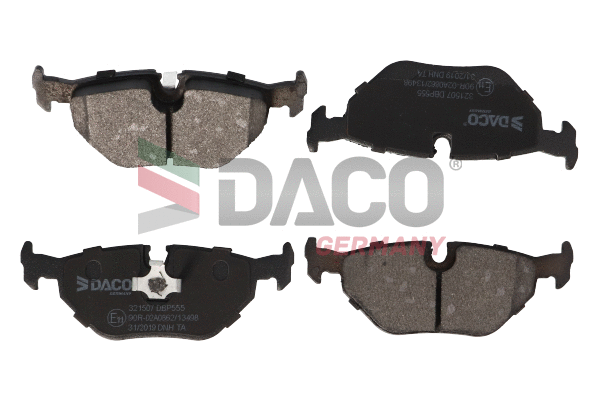 Kit de plaquettes de frein, frein à disque DACO Germany 321507