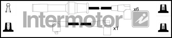 Kit de câbles d'allumage INTERMOTOR 73903