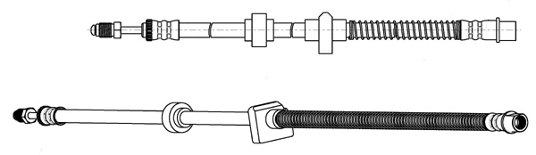 Flexible de frein CEF 512757