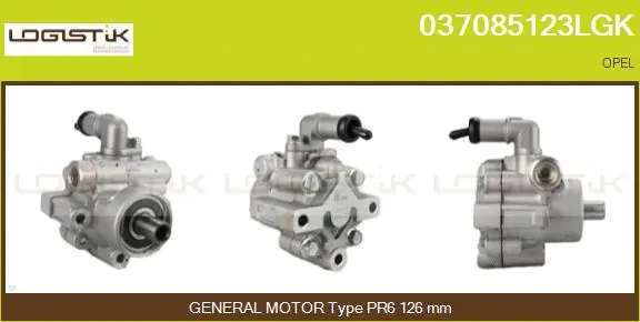 Pompe hydraulique, direction LGK 037085123LGK