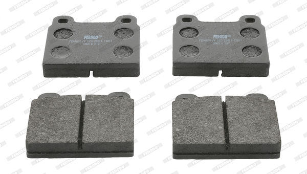 Kit de plaquettes de frein, frein à disque FERODO FDB11