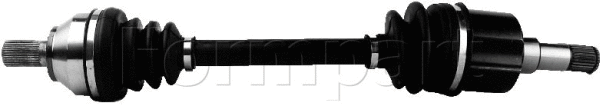 Arbre de transmission FORMPART 15380009/S