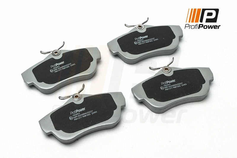 Kit de plaquettes de frein, frein à disque ProfiPower 1B2053