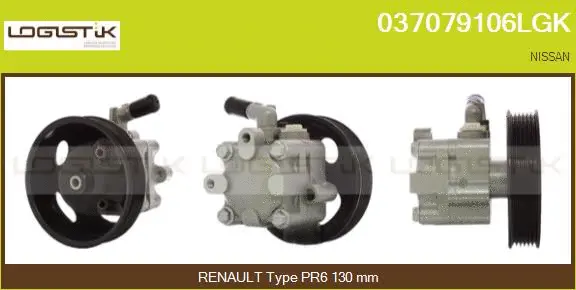 Pompe hydraulique, direction LGK 037079106LGK