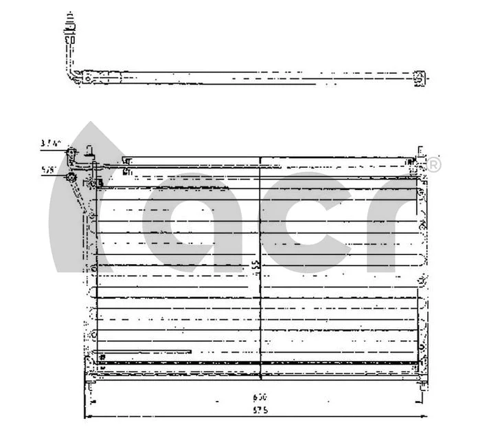 Condenseur, climatisation ACR 300144