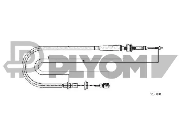 Câble d'accélération PLYOM P468229
