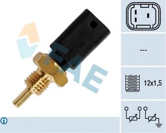 Sonde, température du liquide de refroidissement FAE 33724