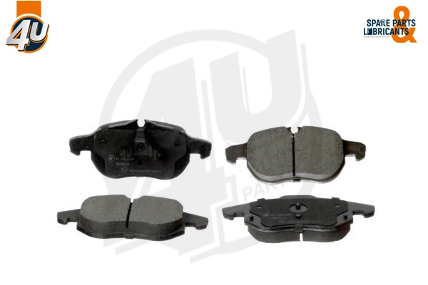 Kit de plaquettes de frein, frein à disque 4U Autoparts 22312OP