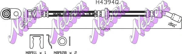Flexible de frein KAWE H4394Q