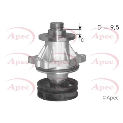 Pompe à eau, refroidissement du moteur APEC AWP1093