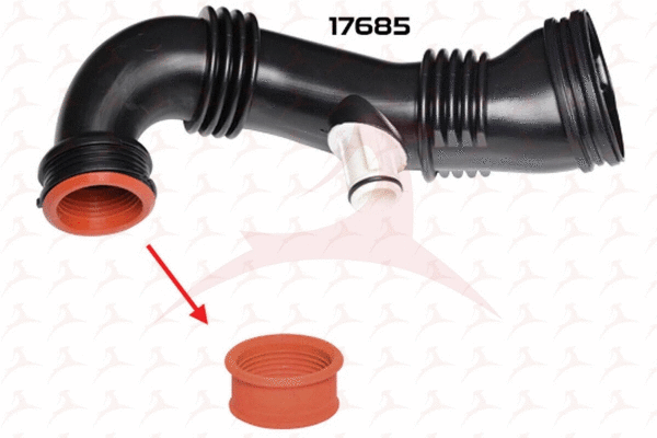 Gaine de suralimentation MEHA AUTOMOTIVE MH13302