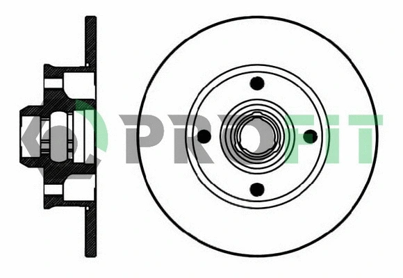 Disque de frein PROFIT 5010-0137